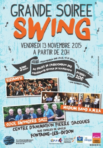 Concert du 13 novembre 2015 au profit de l'AIR Bourgogne