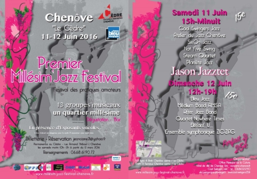 Millesim'Jazz Festival du 11 juin 2016